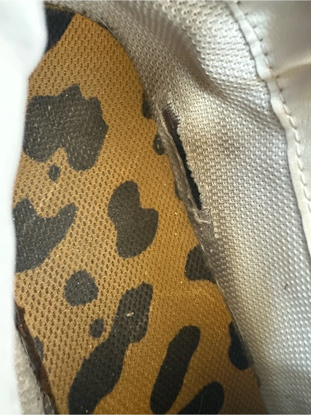Nike Leopard Print Slip-On Loafers in Tan and Black